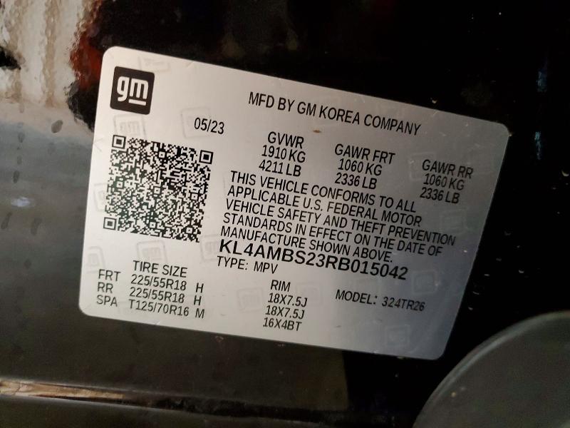 Aukcja sprzedaży 2024 Buick Encore Gx, vin: KL4AMBS23RB015042, numer aukcji: 51976536