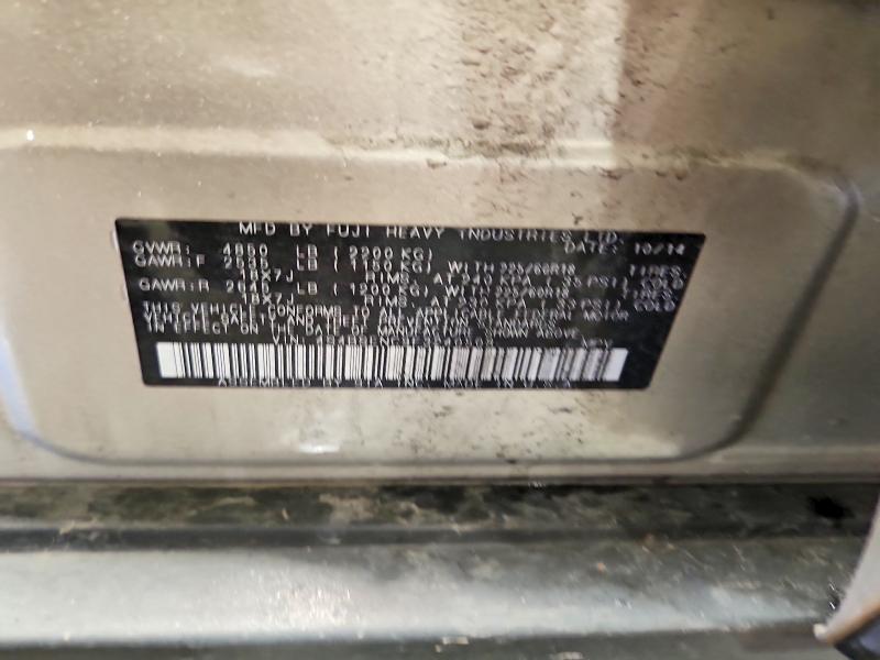 54677806 :رقم المزاد ، 4S4BSENC9F3240508 vin ، 2015 Subaru Outback مزاد بيع