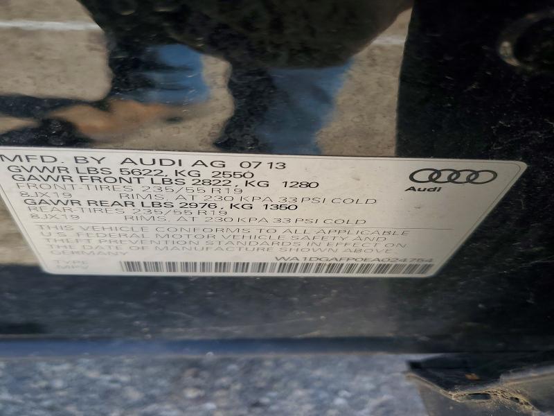 Продажа на аукционе авто 2014 Audi Q5, vin: WA1DGAFP0EA024754, номер лота: 52726486