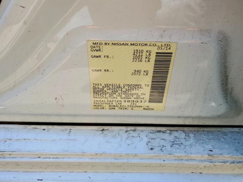 Aukcja sprzedaży 2014 Nissan Altima, vin: 1N4AL3AP5EN389937, numer aukcji: 52015086