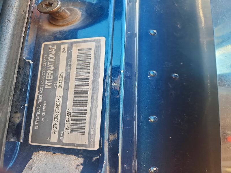 54475746 :رقم المزاد ، 2HSCNSBR85C049296 vin ، 2005 International 9400 مزاد بيع