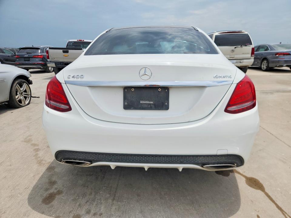 2015 Mercedes-benz C მანქანა იყიდება აუქციონზე, vin: 55SWF6GB6FU033354, აუქციონის ნომერი: 53424726