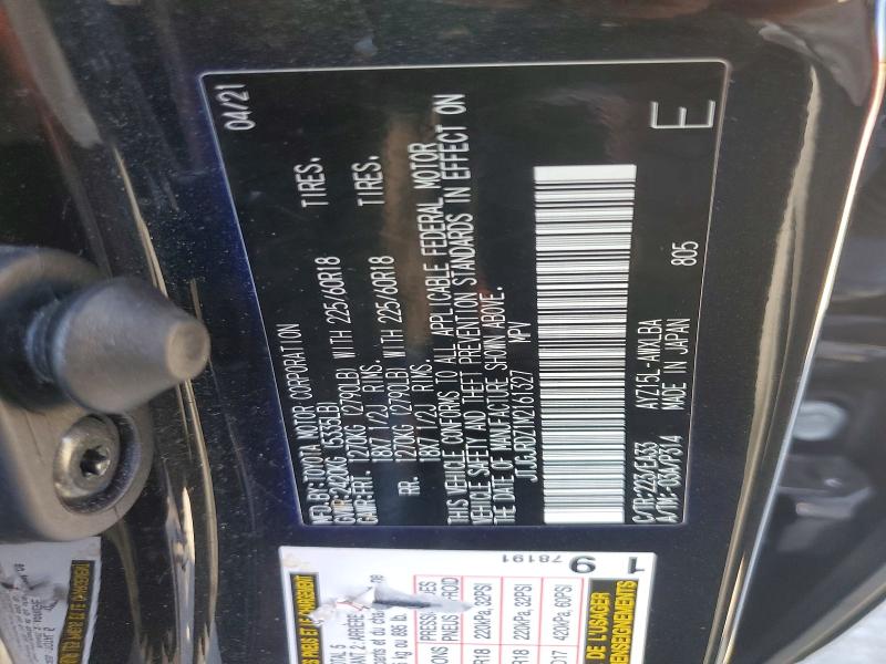 Продажа на аукционе авто 2021 Lexus Nx 300h, vin: JTJGJRDZ1M2161327, номер лота: 53128986