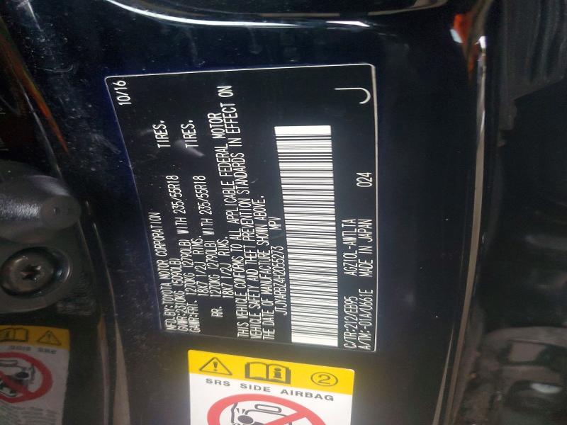 Aukcja sprzedaży 2017 Lexus Nx 200t, vin: JTJYARBZ4H2055273, numer aukcji: 52727496