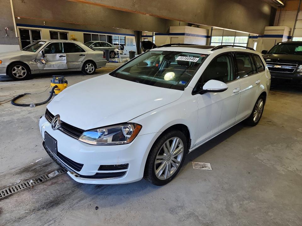 55160546 :رقم المزاد ، 3VWCA7AU1FM516259 vin ، 2015 Volkswagen Golf Sportwagen مزاد بيع