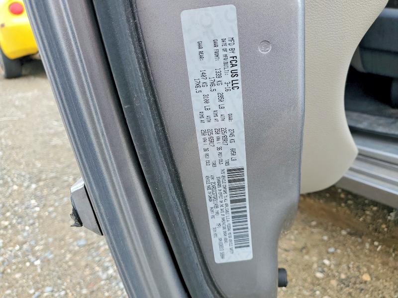 Продажа на аукционе авто 2016 Dodge Grand Caravan, vin: 2C4RDGCG7GR311499, номер лота: 54561856