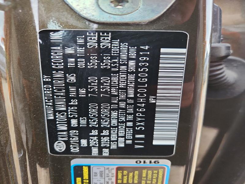 Aukcja sprzedaży 2020 Kia Telluride, vin: 5XYP64HC0LG053914, numer aukcji: 55055056