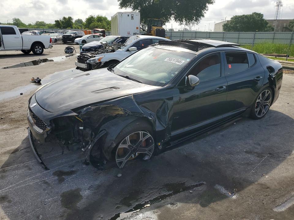 2019 Kia Stinger მანქანა იყიდება აუქციონზე, vin: KNAE45LC9K6042578, აუქციონის ნომერი: 55097046