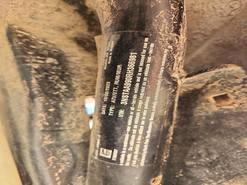 2024 Polaris Ranger მანქანა იყიდება აუქციონზე, vin: 3NSTAA990RH366981, აუქციონის ნომერი: 53436376