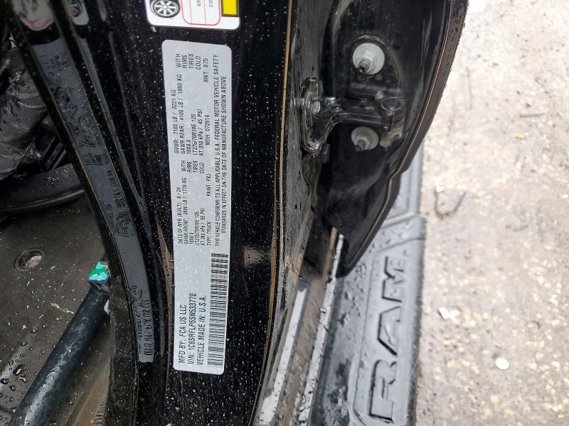 Aukcja sprzedaży 2025 Ram 1500, vin: 1C6SRFLP6SN533770, numer aukcji: 54705166
