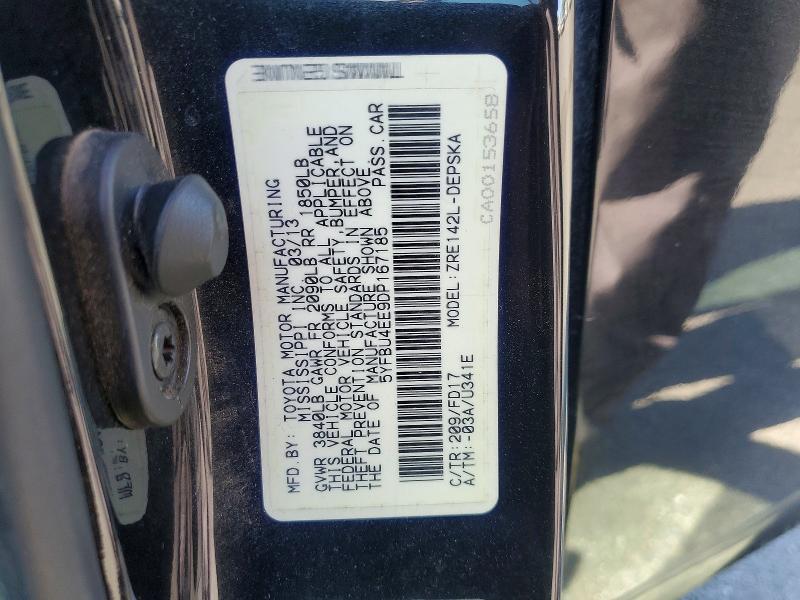 Продажа на аукционе авто 2013 Toyota Corolla, vin: 5YFBU4EE9DP167185, номер лота: 54157036