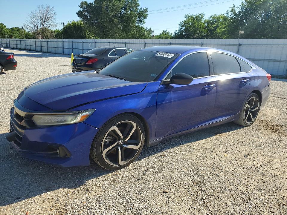 Auction sale of the 2021 Honda Accord, vin: 1HGCV1F36MA085773, lot number: 53630716