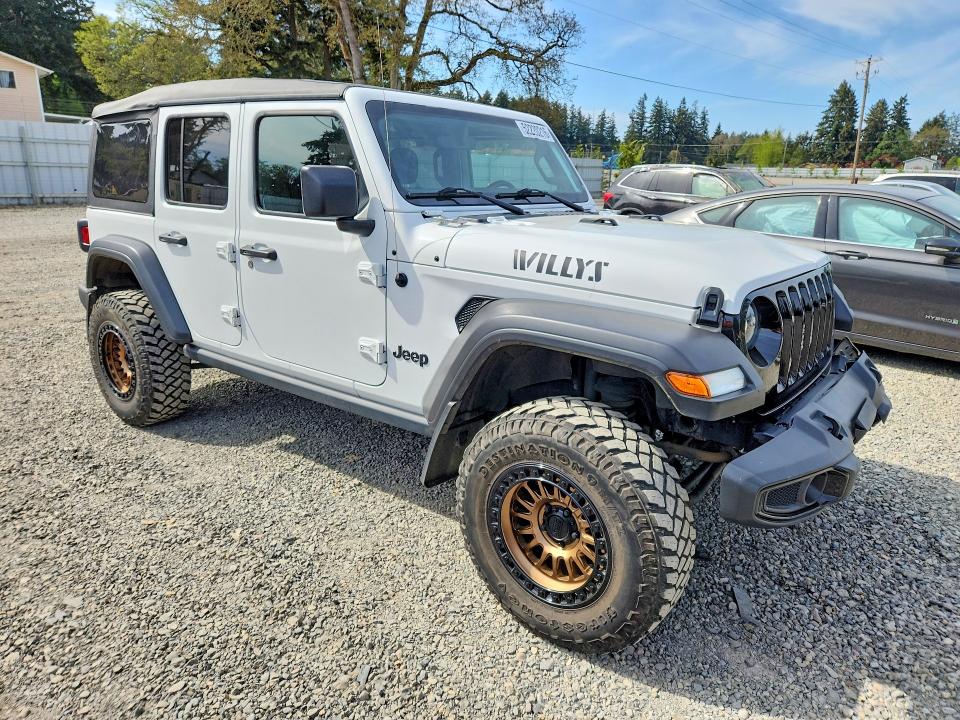 Продажа на аукционе авто 2022 Jeep Wrangler Unlimited, vin: 1C4HJXDN7NW196201, номер лота: 52220216