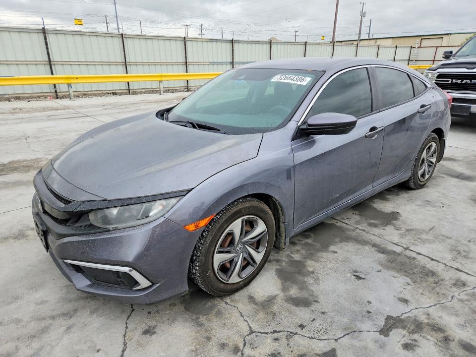 52664386 :رقم المزاد ، 19XFC2F66LE002372 vin ، 2020 Honda Civic مزاد بيع