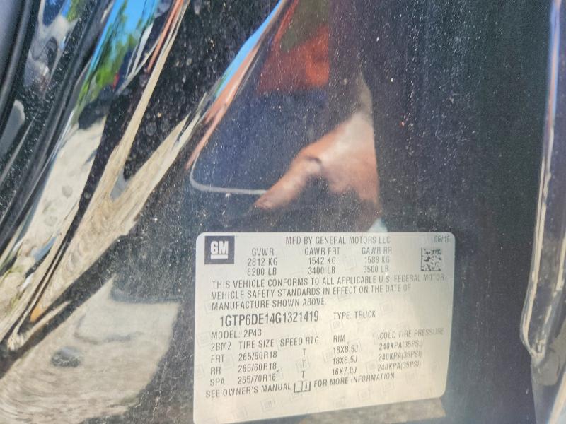 Aukcja sprzedaży 2016 Gmc Canyon, vin: 1GTP6DE14G1321419, numer aukcji: 54873576