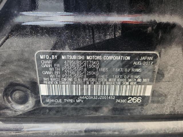 51870426 :رقم المزاد ، JA4AD3A32JZ001452 vin ، 2018 Mitsubishi Outlander مزاد بيع