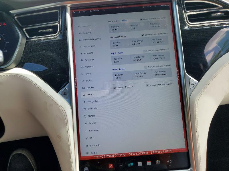 Продажа на аукционе авто 2017 Tesla Model X, vin: 5YJXCBE28HF043879, номер лота: 51303206