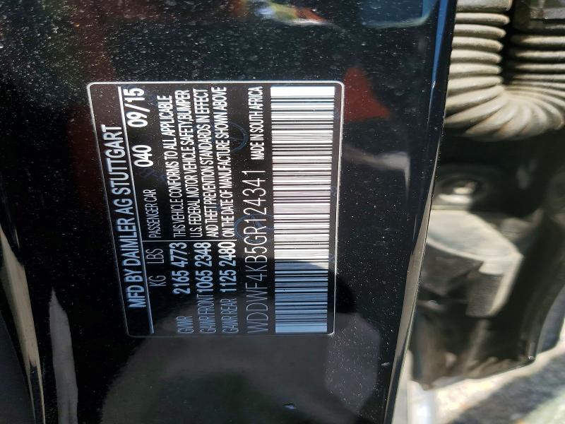 Продаж на аукціоні авто 2016 Mercedes-benz C, vin: WDDWF4KB5GR124341, номер лоту: 52123686