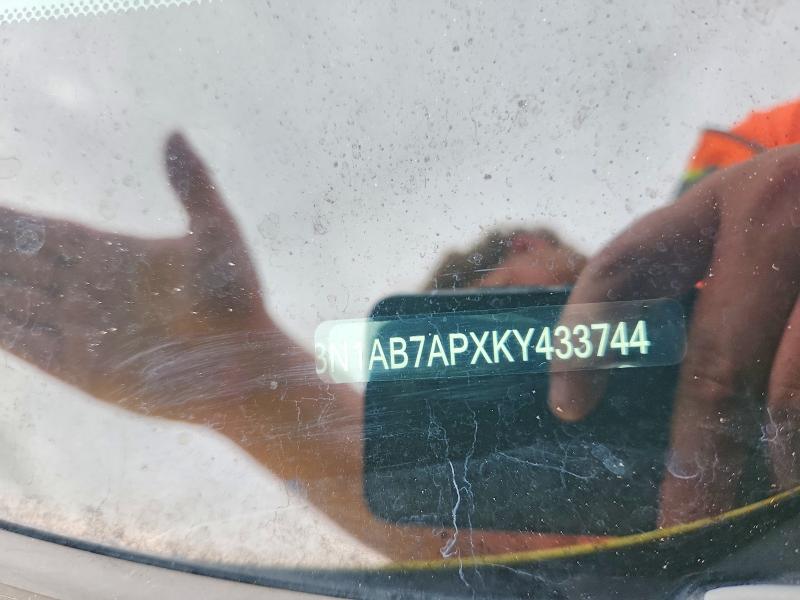Aukcja sprzedaży 2019 Nissan Sentra, vin: 3N1AB7APXKY433744, numer aukcji: 52872306
