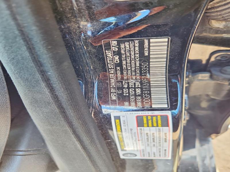 52957586 :رقم المزاد ، WDDGF81X69F213350 vin ، 2009 Mercedes-benz C مزاد بيع