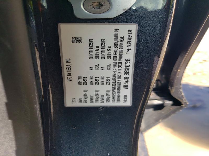 Aukcja sprzedaży 2025 Tesla Model 3, vin: 5YJ3E1EB5SF907393, numer aukcji: 51888596