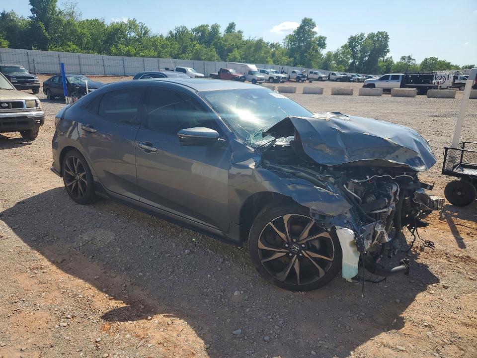 53462216 :رقم المزاد ، SHHFK7H99JU233196 vin ، 2018 Honda Civic مزاد بيع