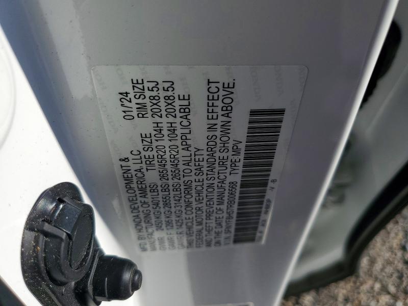 Aukcja sprzedaży 2024 Honda Passport, vin: 5FNYF8H57RB006568, numer aukcji: 55223346