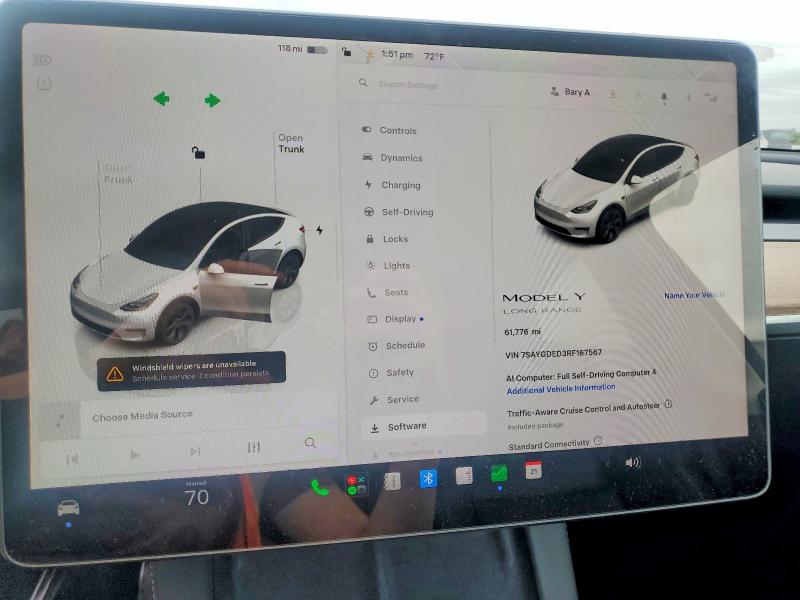 Продажа на аукционе авто 2024 Tesla Model  Y, vin: 7SAYGDED3RF167567, номер лота: 54635346