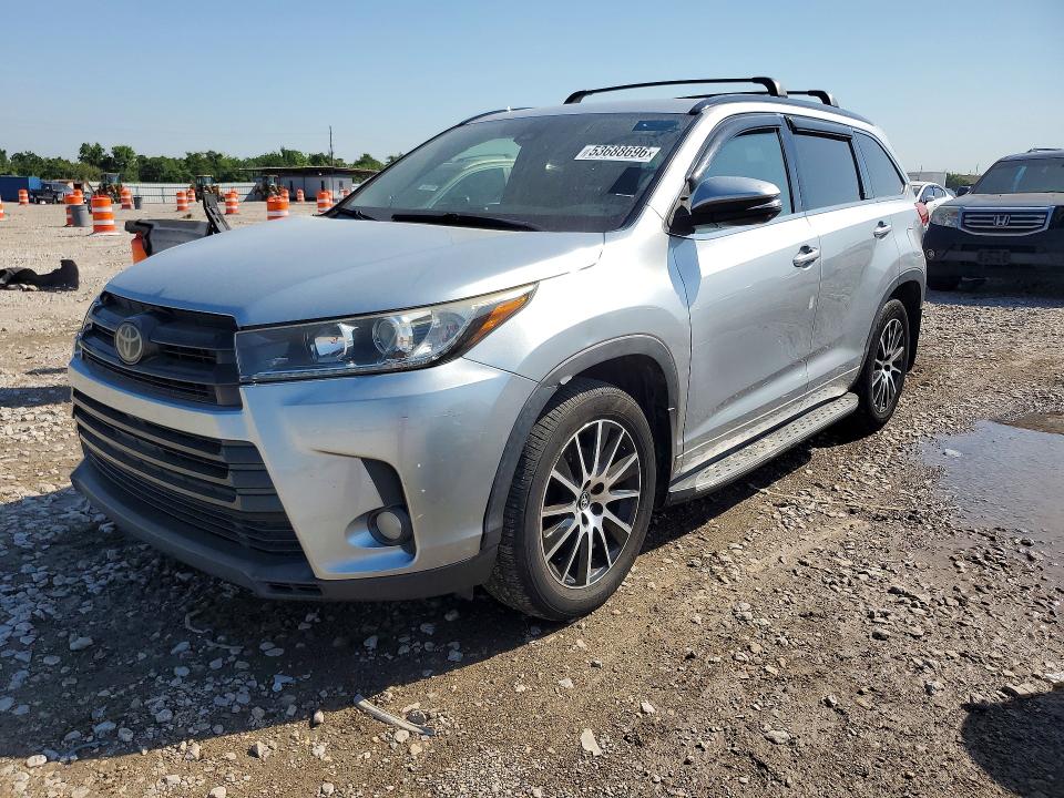 Продажа на аукционе авто 2017 Toyota Highlander, vin: 5TDKZRFH4HS517701, номер лота: 53688696
