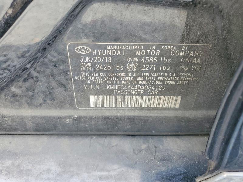 Продаж на аукціоні авто 2013 Hyundai Sonata, vin: KMHEC4A44DA084129, номер лоту: 52895516