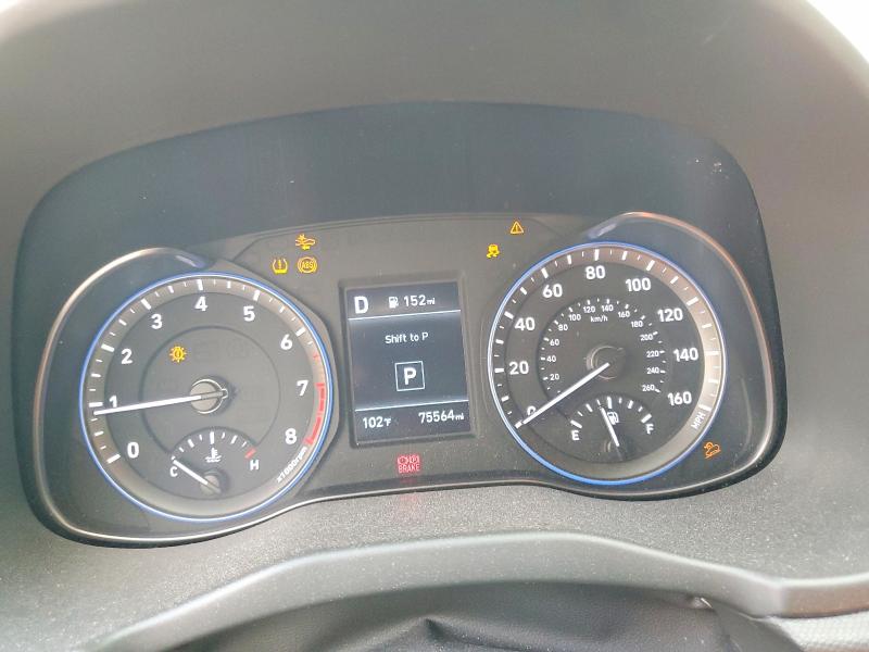 53787536 :رقم المزاد ، KM8K22AA2KU390080 vin ، 2019 Hyundai Kona مزاد بيع