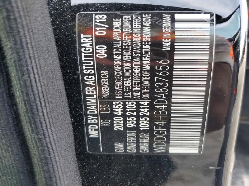 Aukcja sprzedaży 2013 Mercedes-benz C, vin: WDDGF4HB4DA837656, numer aukcji: 54474136