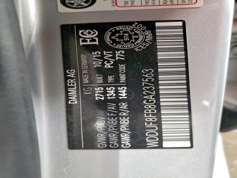 Продажа на аукционе авто 2016 Mercedes-benz S, vin: WDDUF8FB8GA237563, номер лота: 53447476