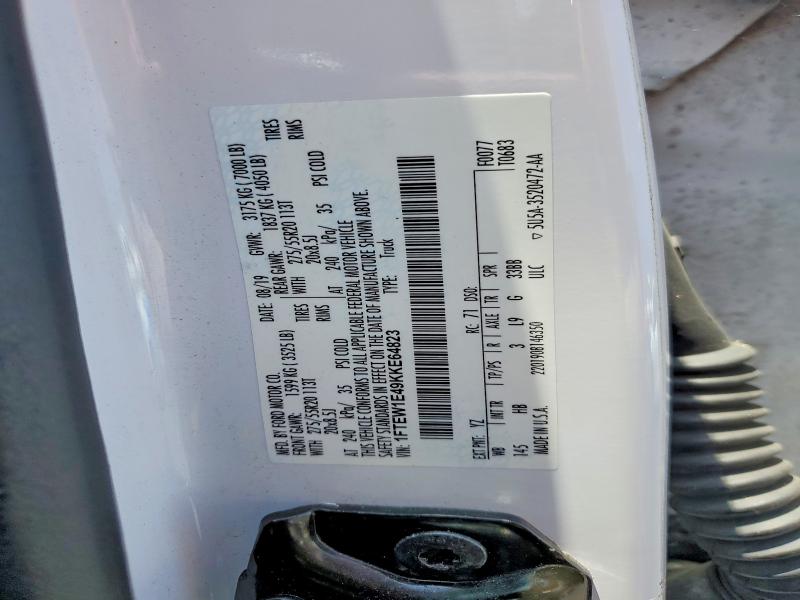 Продаж на аукціоні авто 2019 Ford F150, vin: 1FTEW1E49KKE64823, номер лоту: 55042406