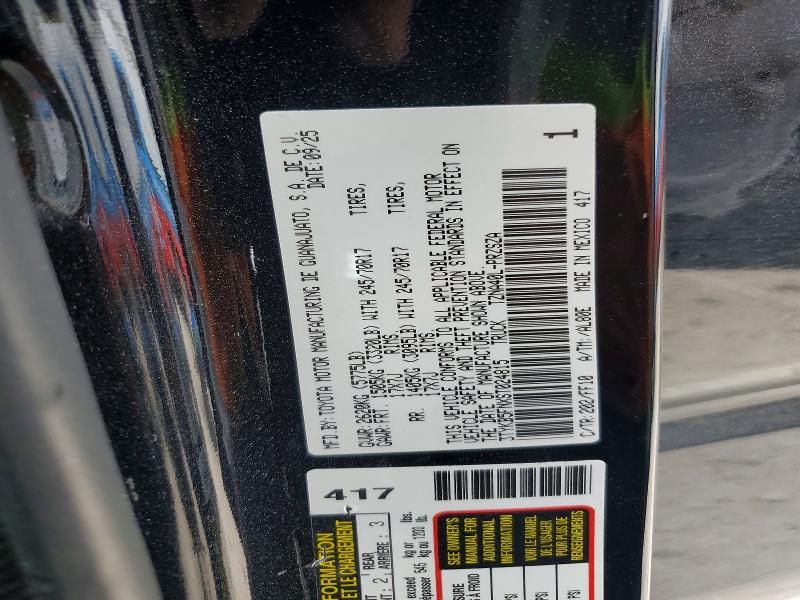 Aukcja sprzedaży 2025 Toyota Tacoma, vin: 3TYKB5FNXST024815, numer aukcji: 53819066