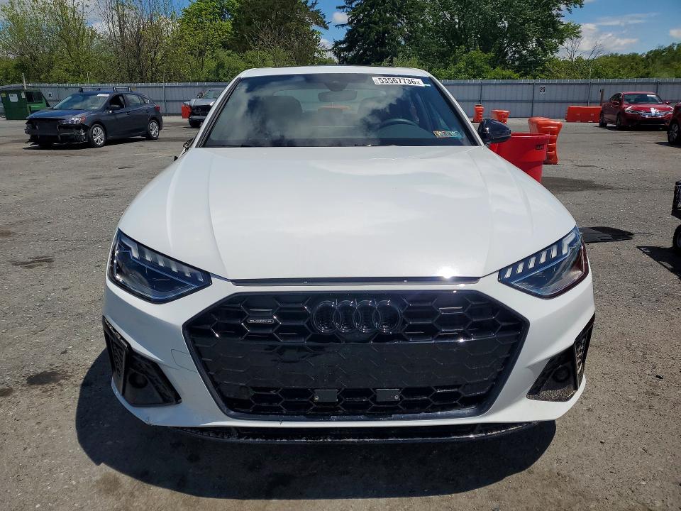 Продаж на аукціоні авто 2023 Audi A4, vin: WAUEAAF46PA064144, номер лоту: 53567736