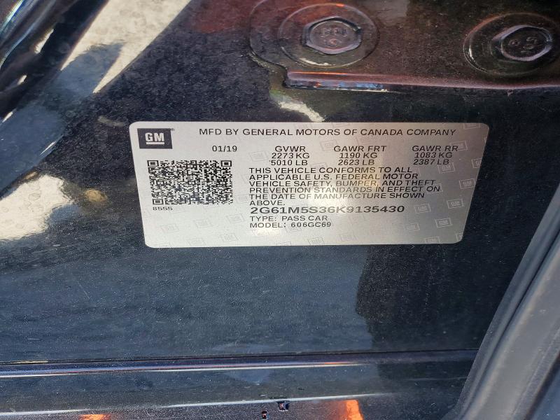 Продаж на аукціоні авто 2019 Cadillac Xts, vin: 2G61M5S36K9135430, номер лоту: 52932306