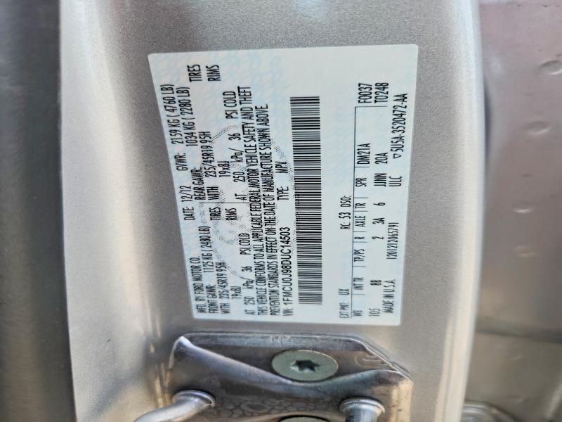 Продаж на аукціоні авто 2013 Ford Escape, vin: 1FMCU0J98DUC14503, номер лоту: 53754876