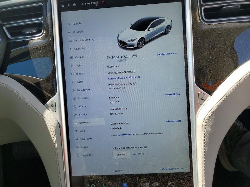 Продаж на аукціоні авто 2014 Tesla Model S, vin: 5YJSA1S16EFP49380, номер лоту: 53838276