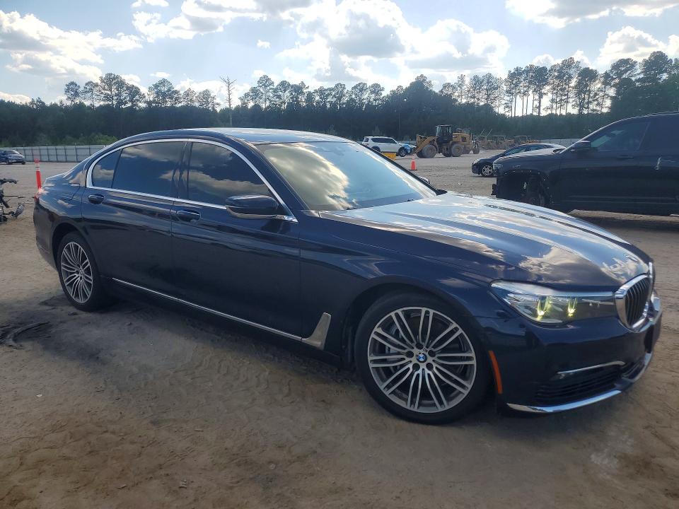 2017 Bmw 740 მანქანა იყიდება აუქციონზე, vin: WBA7E2C36HG741321, აუქციონის ნომერი: 53868446