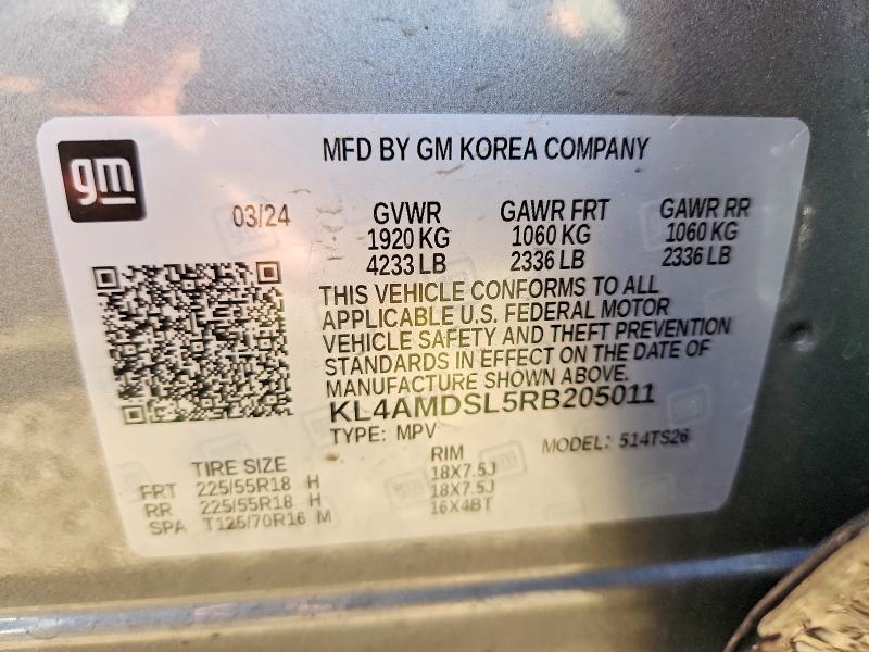 Продаж на аукціоні авто 2024 Buick Encore Gx, vin: KL4AMDSL5RB205011, номер лоту: 53629266