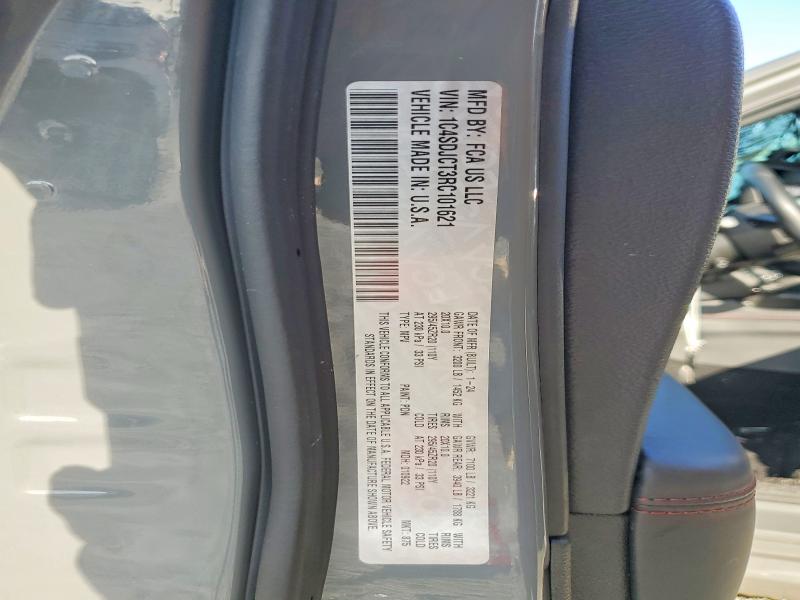55109006 :رقم المزاد ، 1C4SDJCT3RC101621 vin ، 2024 Dodge Durango مزاد بيع