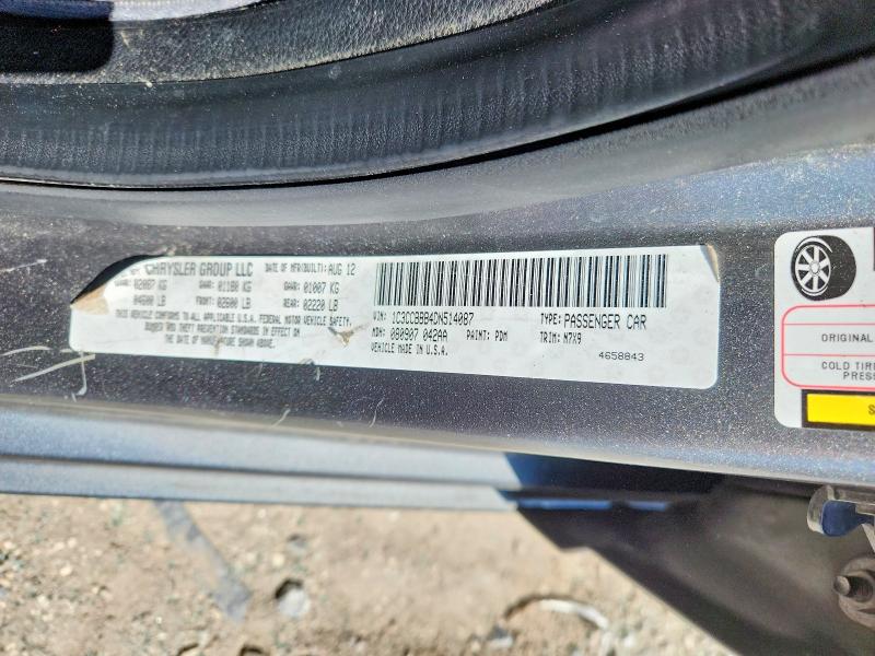 Продаж на аукціоні авто 2013 Chrysler 200, vin: 1C3CCBBB4DN514087, номер лоту: 53251536