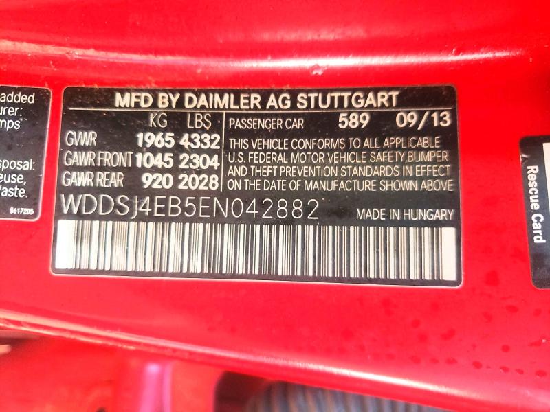 Aukcja sprzedaży 2014 Mercedes-benz Cla, vin: WDDSJ4EB5EN042882, numer aukcji: 53120816