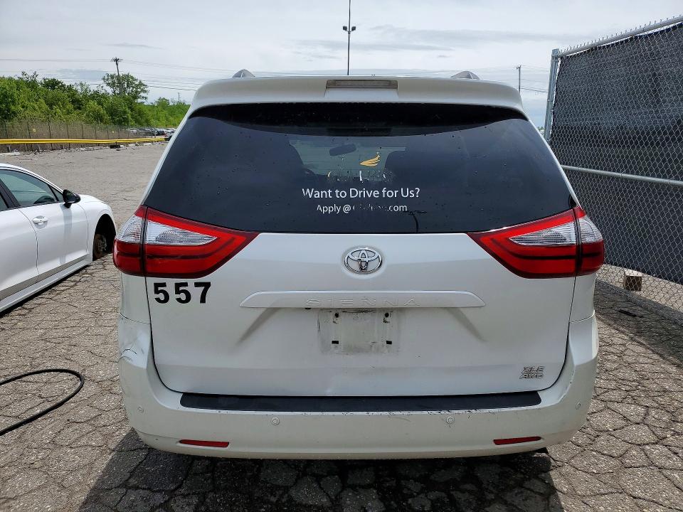 Продаж на аукціоні авто 2017 Toyota Sienna, vin: 5TDDZ3DC2HS161164, номер лоту: 54152676