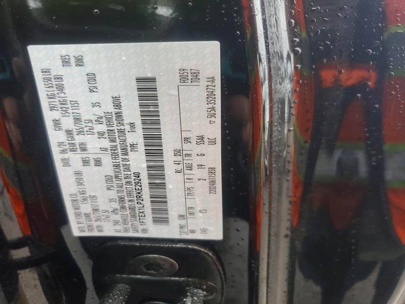 Aukcja sprzedaży 2024 Ford F150, vin: 1FTEX1LP2RKE29240, numer aukcji: 52848956