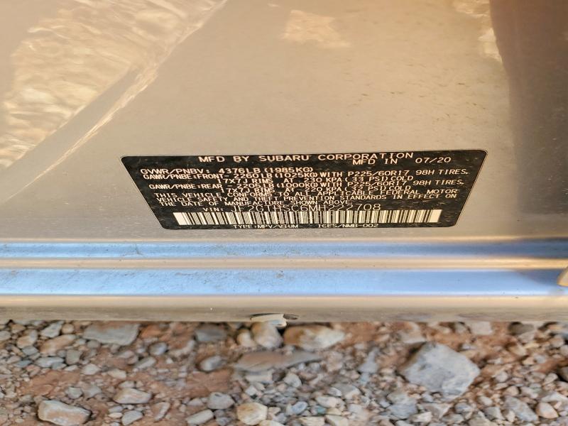 Aukcja sprzedaży 2021 Subaru Crosstrek, vin: JF2GTHSC6MH222708, numer aukcji: 52714646