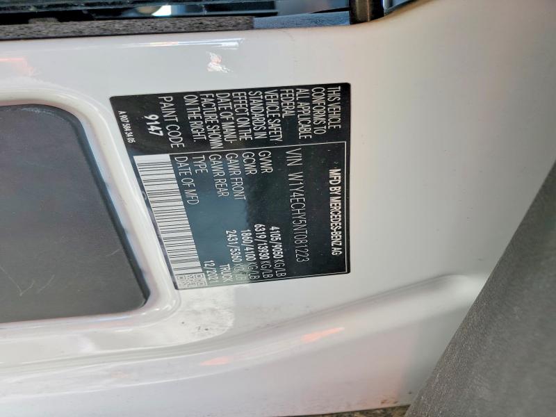 54453936 :رقم المزاد ، W1Y4ECHY5NT081223 vin ، 2022 Mercedes Benz Sprinter مزاد بيع