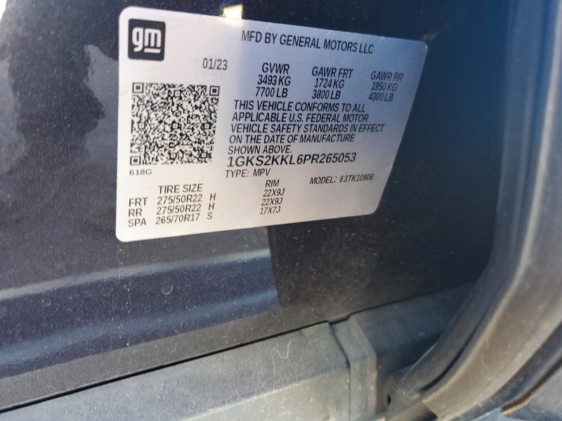 Продажа на аукционе авто 2023 Gmc Yukon Xl, vin: 1GKS2KKL6PR265053, номер лота: 53204326