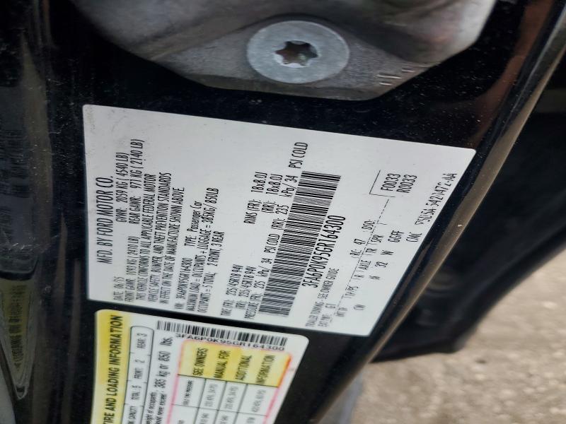 53988896 :رقم المزاد ، 3FA6P0K95GR164300 vin ، 2016 Ford Fusion مزاد بيع